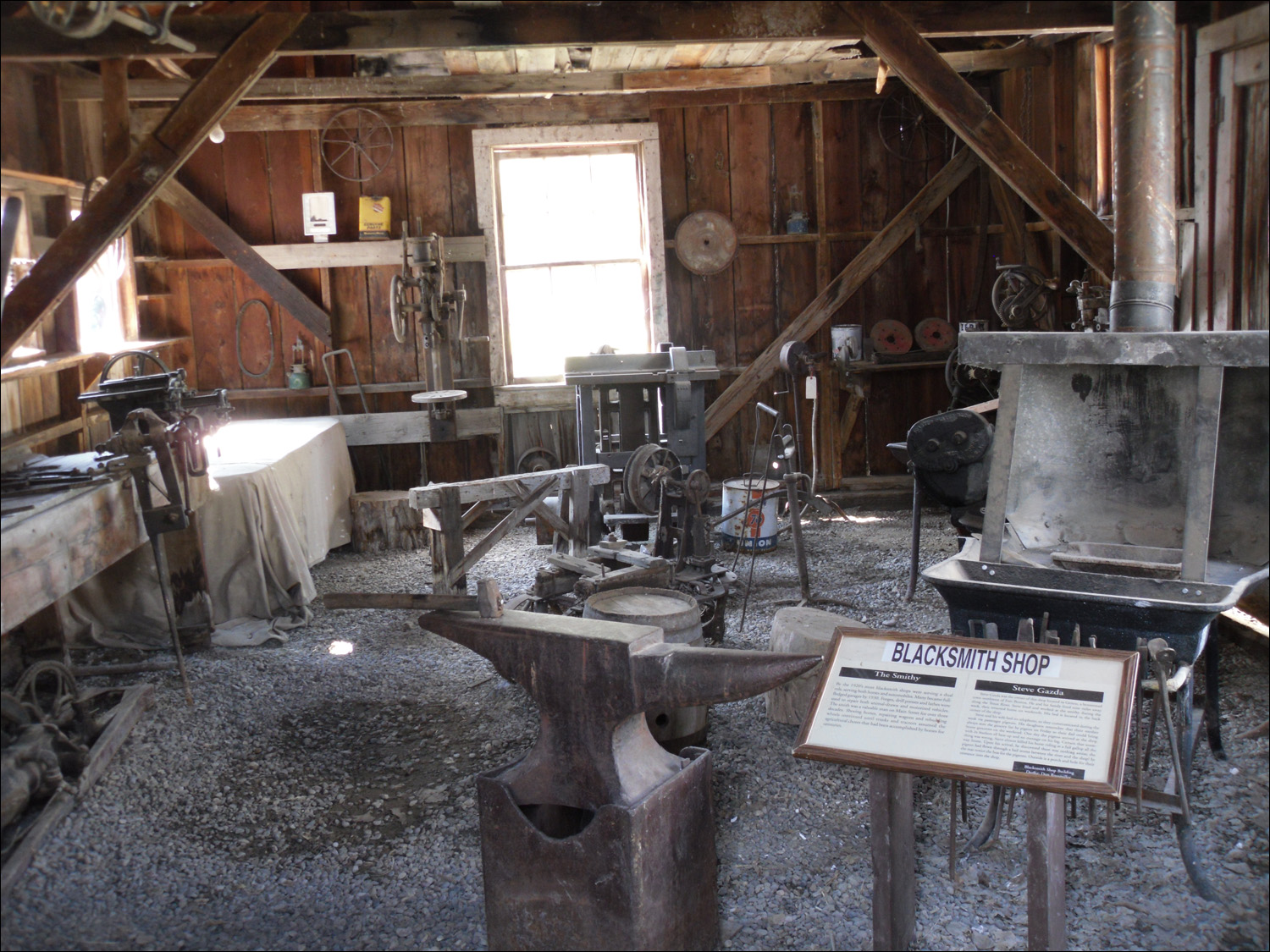 Fort Benton, MT Agriculture Museum-blacksmith shop